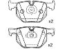 剎車片 Brake Pad Set:34 21 6 761 285