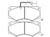 Bremsbelagsatz, Scheibenbremse Brake Pad Set:190 6243