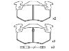 Bremsbelagsatz, Scheibenbremse Brake Pad Set:4250.71