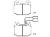 Pastillas de freno Brake Pad Set:0060 719 983