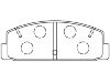 Bremsbelagsatz, Scheibenbremse Brake Pad Set:FB06-49-280