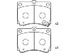 Pastillas de freno Brake Pad Set:F1CZ-2001B