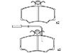 Bremsbelagsatz, Scheibenbremse Brake Pad Set:180945