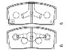 Pastillas de freno Brake Pad Set:04491-87101