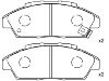 Bremsbelagsatz, Scheibenbremse Brake Pad Set:45022-SM2-000