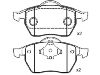 Pastillas de freno Brake Pad Set:8D0 698 151 A