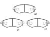 Pastillas de freno Brake Pad Set:58101-17A00