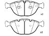 Pastillas de freno Brake Pad Set:34 11 6 756 350