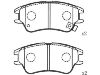 Pastillas de freno Brake Pad Set:58101-02A10