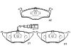 тормозная кладка Brake Pad Set:8Z0 698 151