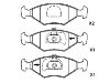 Pastillas de freno Brake Pad Set:7 078 947