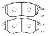 Plaquettes de frein Brake Pad Set:26296-AG000