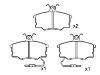 Bremsbelagsatz, Scheibenbremse Brake Pad Set:5 892 580