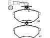 Bremsbelagsatz, Scheibenbremse Brake Pad Set:357 698 151 F