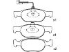 Bremsbelagsatz, Scheibenbremse Brake Pad Set:7 736 219 9