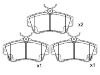 Pastillas de freno Brake Pad Set:05017843AA