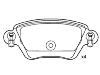 Brake Pad Set:77 01 207 187