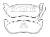 Plaquettes de frein Brake Pad Set:5083882AC