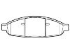 Plaquettes de frein Brake Pad Set:5134358AA