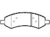 Plaquettes de frein Brake Pad Set:5143350AB