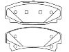 Bremsbelagsatz, Scheibenbremse Brake Pad Set:12321416